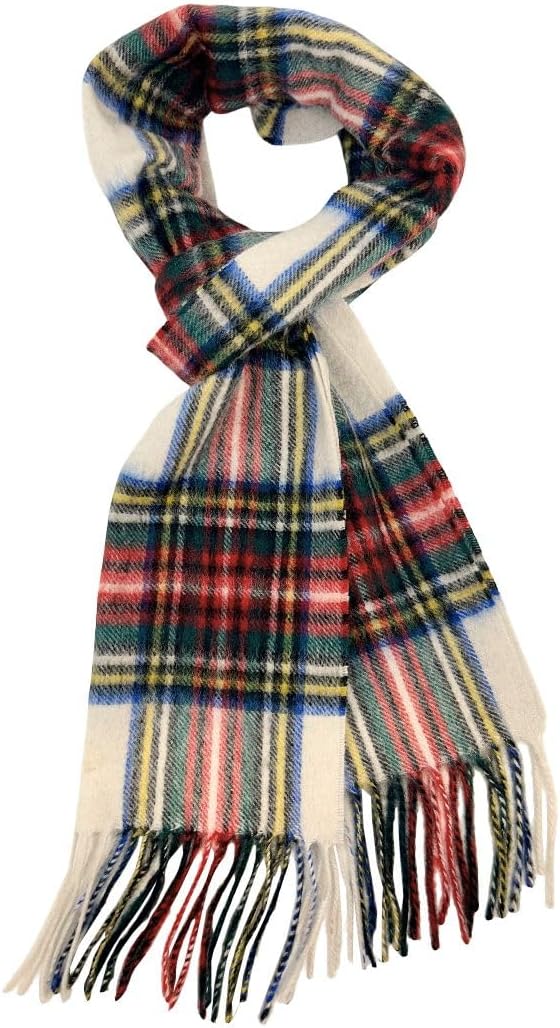 Briomhar Women's Cashmere Scarf - Plaid Scarf For Men 100% Cashmere Tartan Made in Scotland