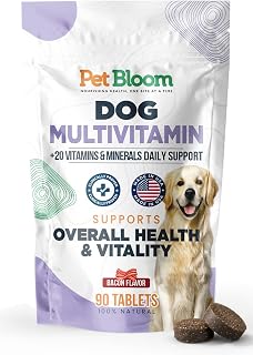 20-in-1 Dog Multivitamin, 90 Bacon Soft Chews - Daily Dog Vitamins and Supplements for Immune Health, Skin & Coat, Energy and Strong Bones - Chewable Multivitamin for Dogs of All Ages (2)
