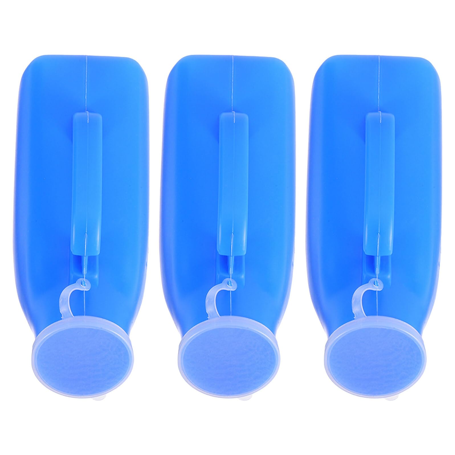Orinal portátil para hombres de 3 piezas con asa botella de plástico antiderrames 8