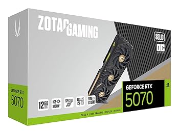 【最安値】ZOTAC GAMING GeForce RTX 5070 12GB Amazon.com: ZOTAC Gaming GEFORCE 5070 Solid OC 12GB 192BITS