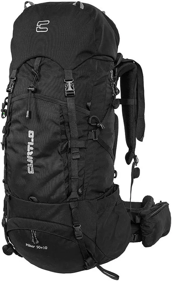 Mochila Cargueira CURTLO Hiker 50+10L - Unissex - Tam. único, Cor Preto