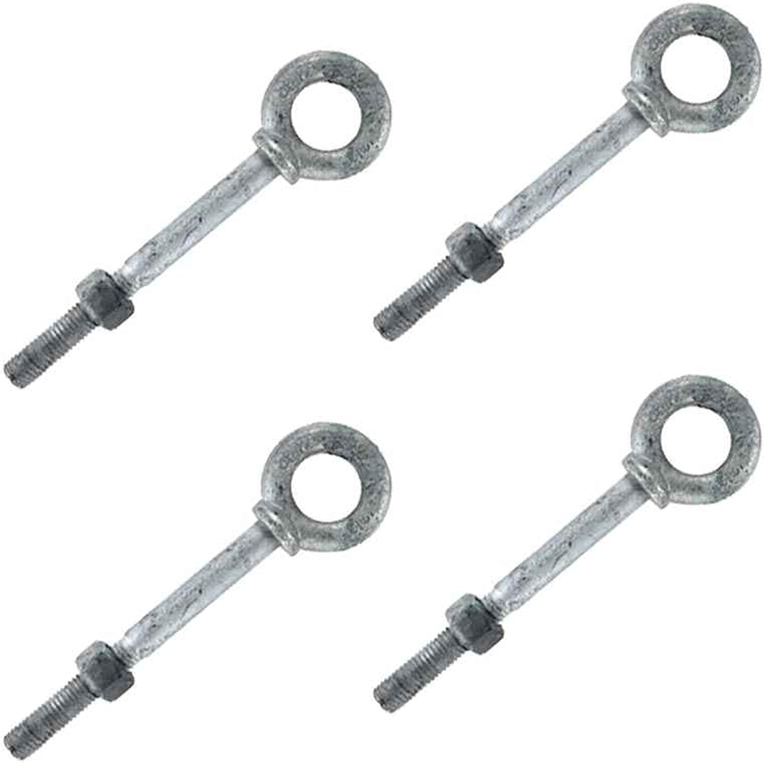 US Cargo Control 5/8" x 6" Galvanized Shoulder Eye Bolt - 4 Pack