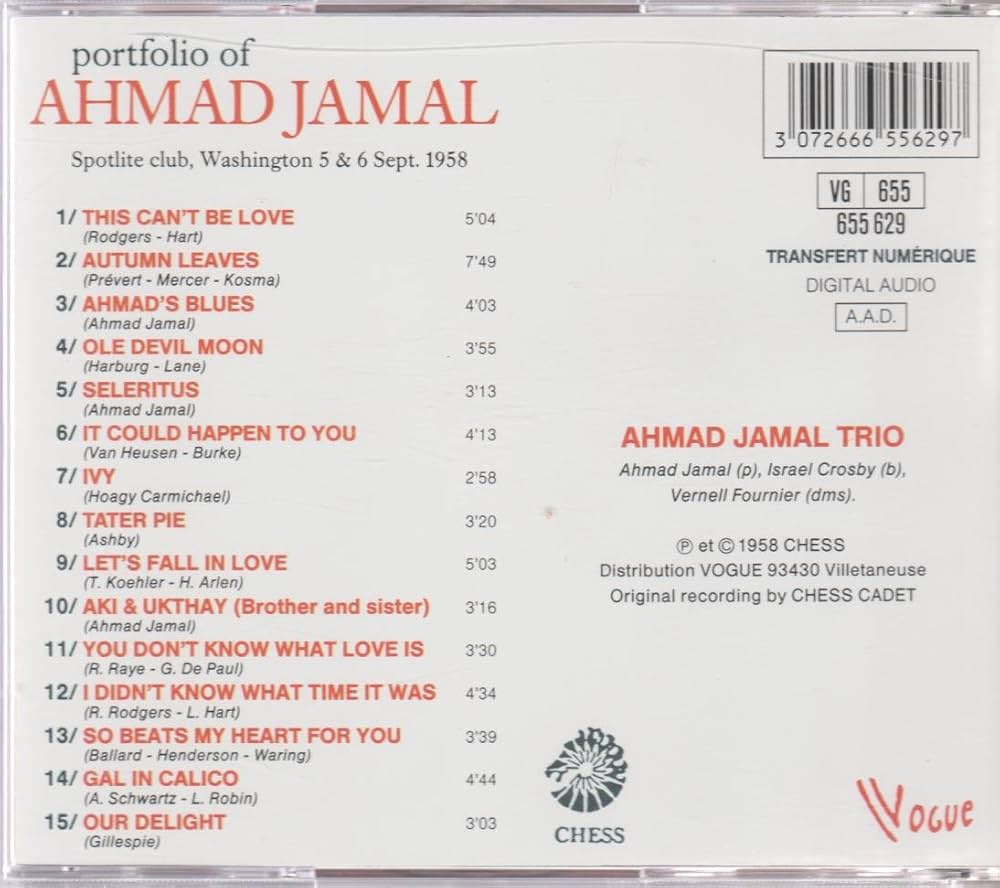 ポートフォリオ・オブ・アーマッド・ジャマル(紙ジャケット仕様) [CD] ポートフォリオ・オブ・アーマッド・ジャマル[CD] - アーマッド