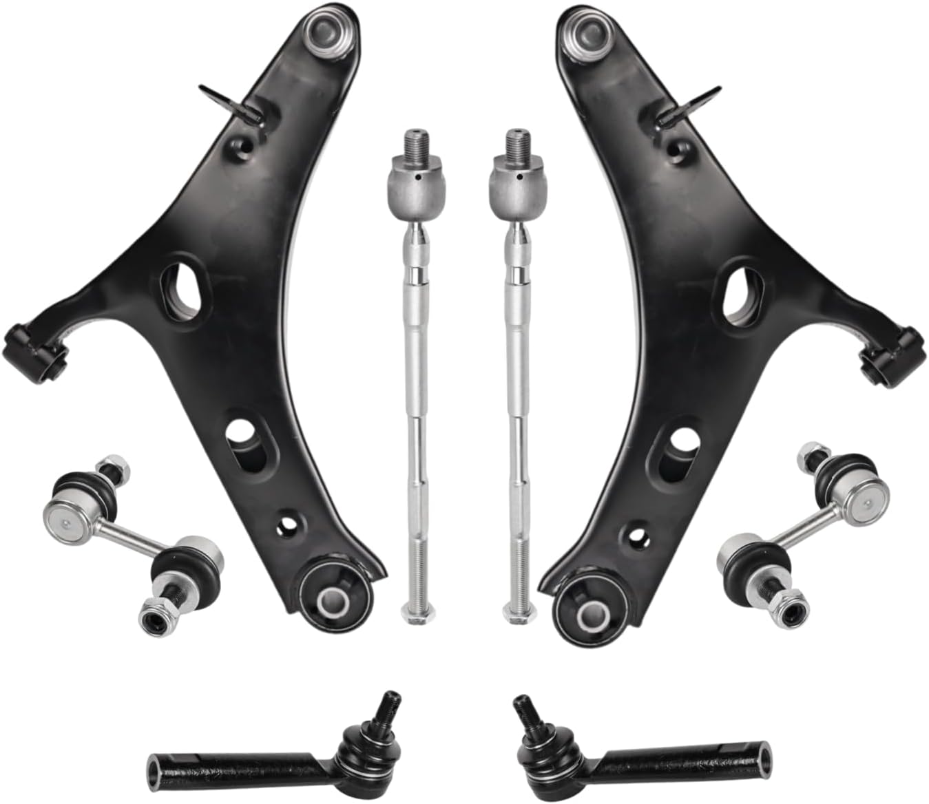 Front Lower Control Arm with Ball Joint Fit for Subaru Forester 2014 2015 2016 2017 2018 All Models - 8 PCS Suspension Kit K622857 K622856 10pcs Front Lower Control Arm Suspension Kit