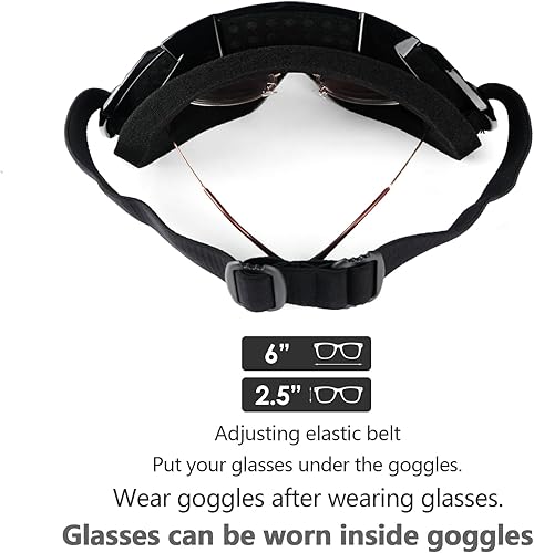 Miniatura 7 de Gafas de motocicleta ATV Dirt Bike Anti arañazos Motocross UV400 proteger gafas flexibles Off Road a prueba de polvo anti niebla gafas de equitación