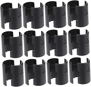 OSALADI 30 Pairs Retaining Clip Shelf Pipe Clips Post Wire Shelf Clips Shelf Organizer Metal Shelving Wire Shelving Metal Wire Shelving Tube Fixing Clips Wire Shelf Brackets Shelf Sleeves