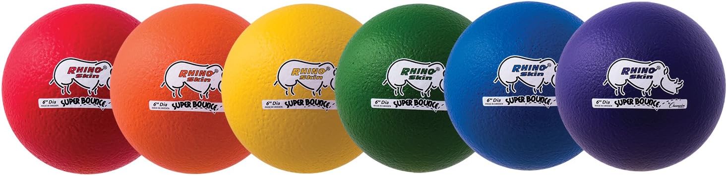 Champion Sports Rhino Skin Super High Bounce Playground Balls
