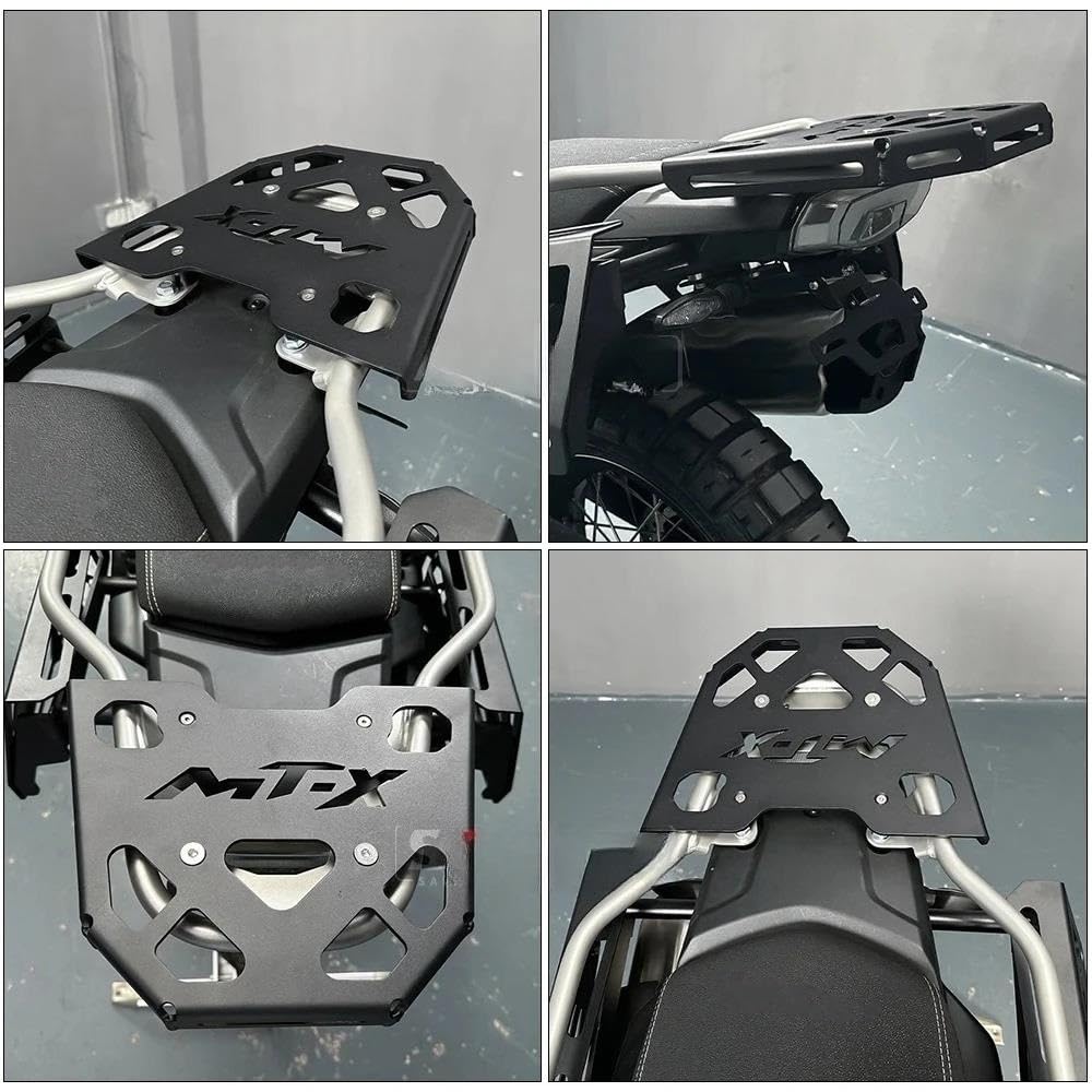 Portaequipajes Cajas Moto para CFMOTO 800MT-X Portaequipajes Trasero Caja Trasera Estante Bolsa Almacenamiento Portador Maletero Maleta Soporte
