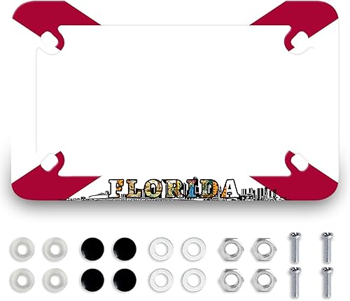 Miniatura 17 de Marco de placa de motocicleta con cruz de Jesús, bandera estadounidense, de acero inoxidable, divertido soporte para placa de motocicleta, soporte