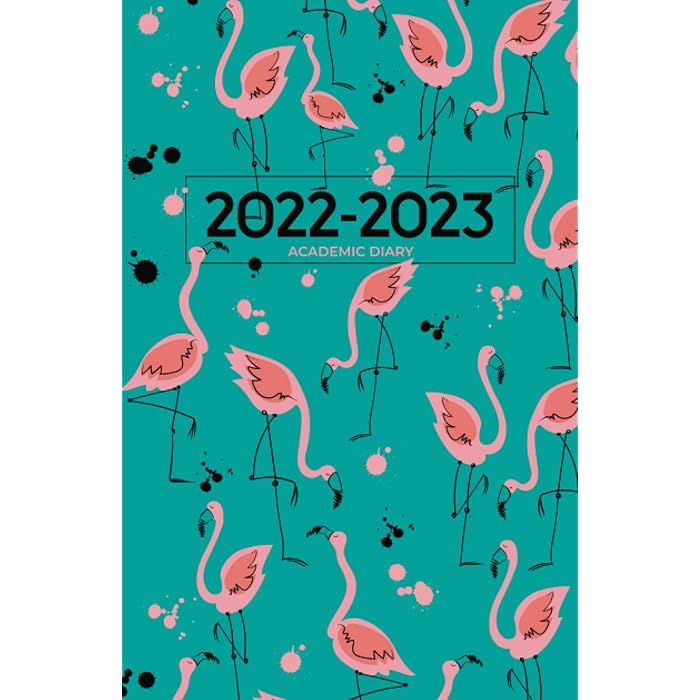 Buy A5 Academic Diary 20222023 Week To View Funky Flamingos