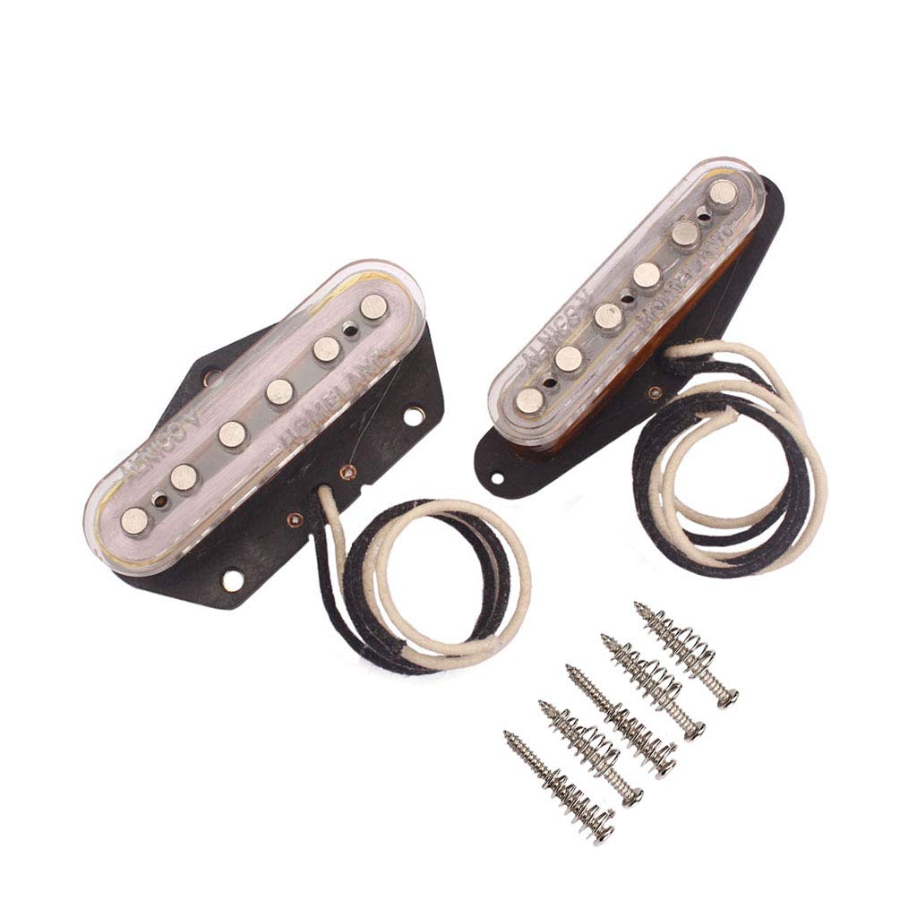 Alnicov 6 Corde Antichità Pickup Set Collo & Ponte Per TeLe Chitarra Elettrica Accessori