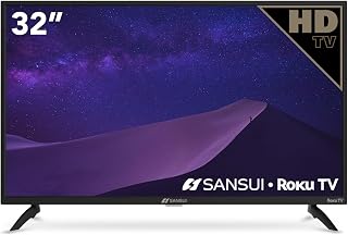 SANSUI Smart TV Roku TV Compatible con Alexa 2023 (32" HD)