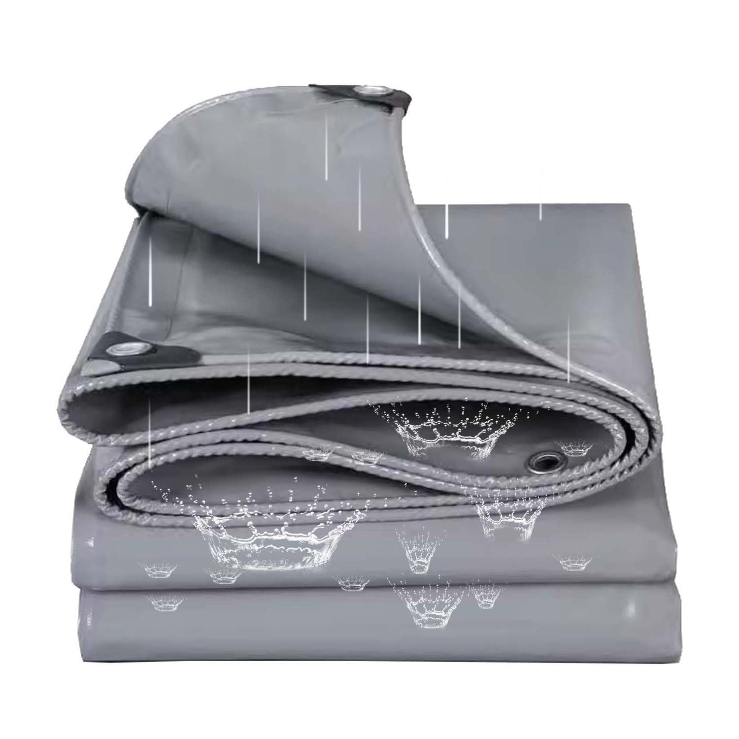 Ffsaacol 3 Tarpaulin Waterproof Heavy Duty, Large Tarp Uv Resistant, Double- Sided Waterproof, Outdoor Tarp With Grommets, Reinforced Corner, For Car, Roof, Boat 6.6X1.1ft/2X4m