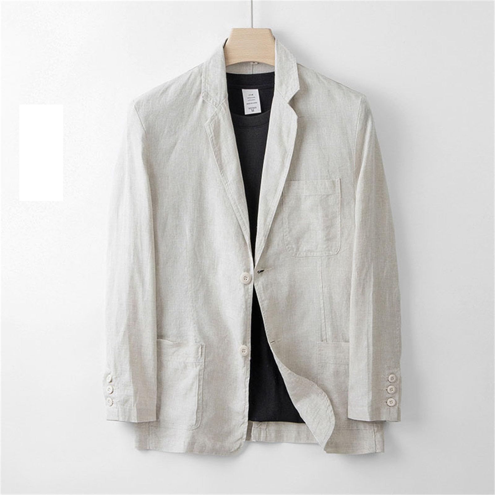 Sakko Herren, Anzug Jacke Herren Regular Fit, Blazer Modern Anzüge & Sakkos Mit Taschen Und Knöpfen Anzugjacken Revers Jackett Elegante Freizeitanzug Langlebig Hochwertiger Sommermantel Herren Sakko