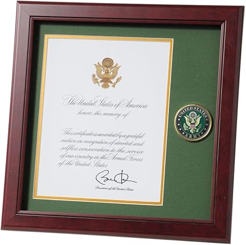 Allied Marco de productos para medallón del ejército de los Estados Unidos, marc