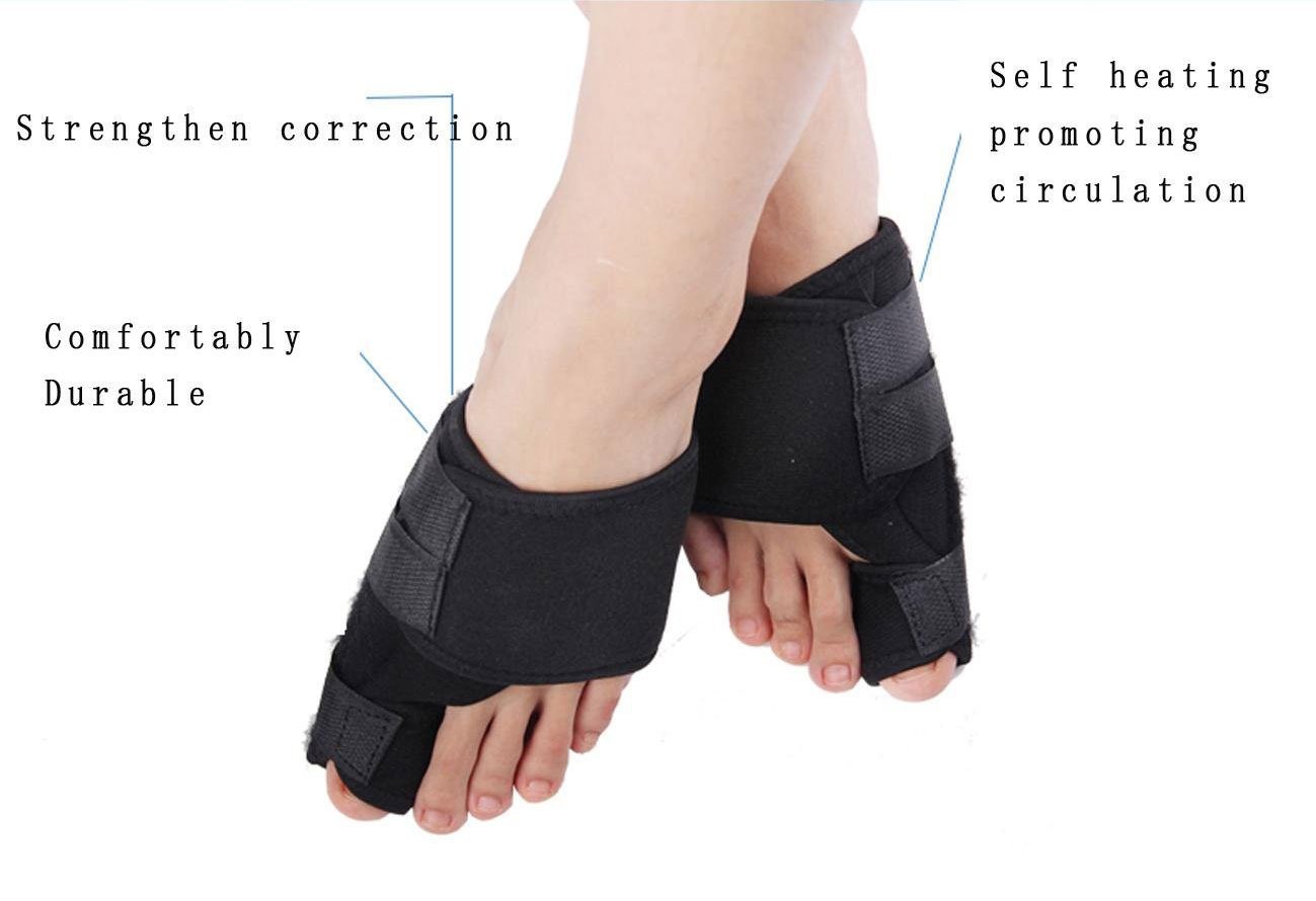 Pedimendtm regolabile morbido tutore per alluce (5PAIR – 10PCS) | Cardiofarmaci in alluce valgo per Bedtime | alluce valgo correttore per allineamento Crooked Toes | alleviare il dolore del piede e