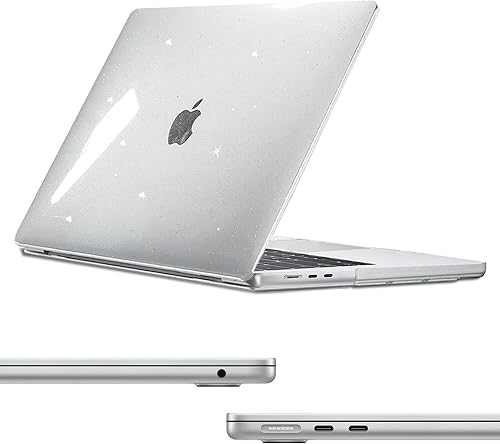Miniatura 9 de Funda compatible con MacBook Air de 13 pulgadas 2022-2018 M1 A2337 A2179 A1932 con pantalla Retina, funda rígida de plástico con 2 fundas