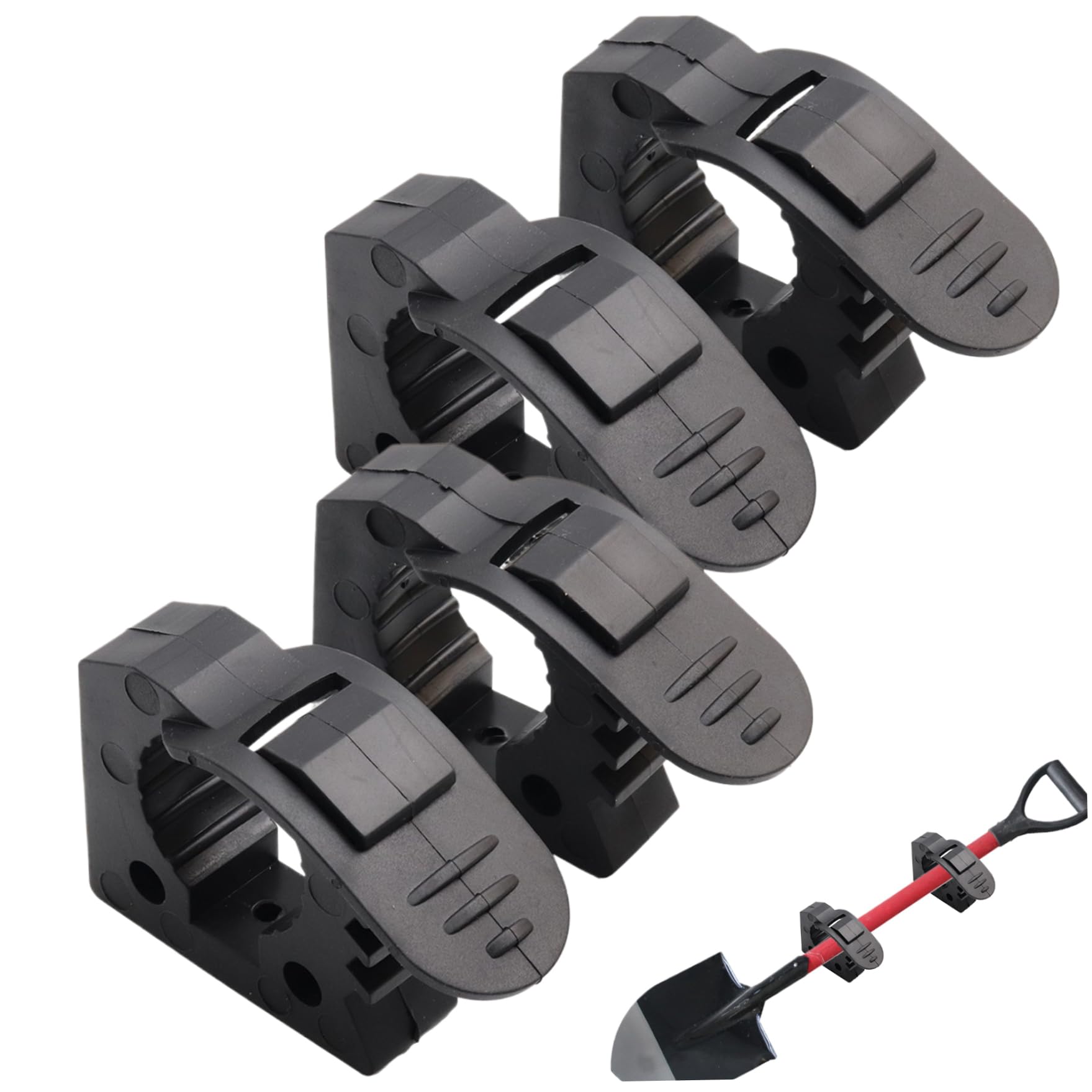 2 Pinces En Caoutchouc à Libération Rapide - Pour Outils Diam. 3-4 Cm, Charge 11 Kg - Universel - 4
