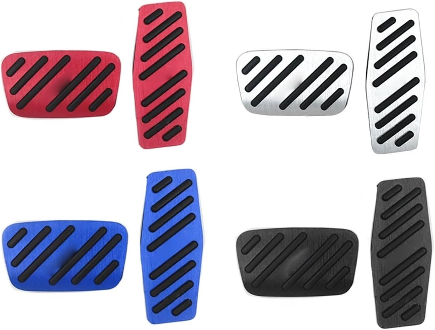 Car Brake Foot Pedals for Chevrolet for Equinox 2018-2022 Car Foot Pedals Accelerator Brake Stainless Steel No Drilling Non-Slip Pedal Cover Pads Car Pedal Pads(Red)