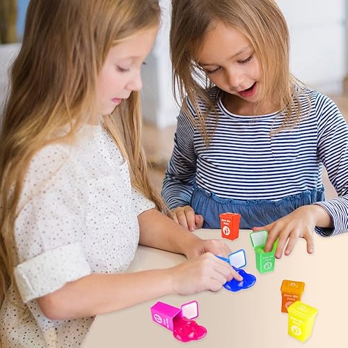 Miniatura 6 de ArtCreativity Juego de 6 masillas para pedos, varios colores vibrantes, recuerdos de fiesta de cumpleaños, relleno de bolsas de golosinas, limo