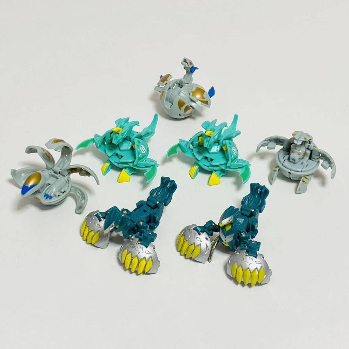 SEGATOYS セガトイズ 爆丸 7個セット 翼ファルコ カオス・ドラゴノイド オービット・エーオス ティグレス オベロン フィギ