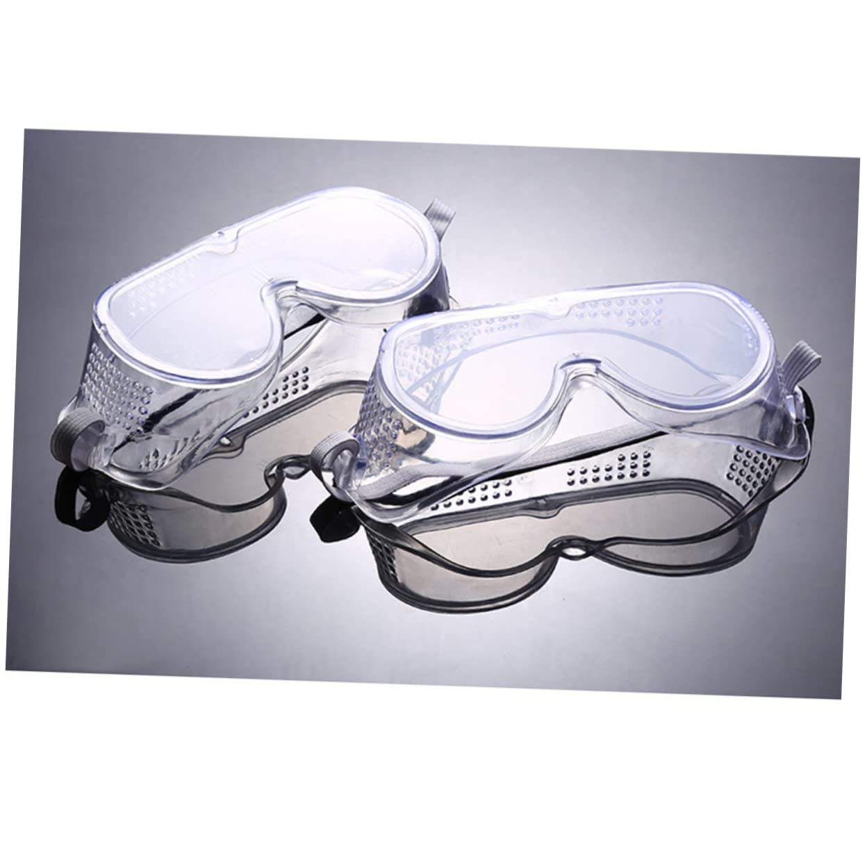 iplusmile 6piezas Gafas De Protección Transparentes Multifuncionales Resistentes Al Viento Polvo Para Actividades Al Aire y Trabajo Diseño Ligero y Duradero