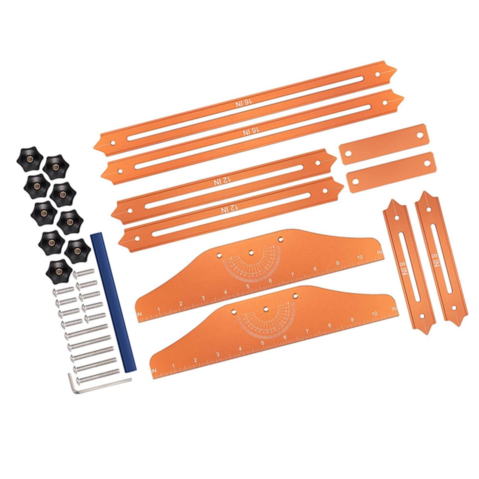Generic Kit di Strumenti di Misurazione Flessibile del Battistrada per Progetti di Installazione con Custodia in Materiale in Lega di Alluminio
