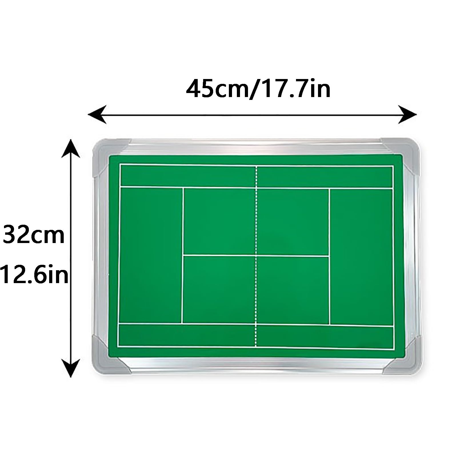 Lavagna Cancellabile A Secco per Allenatori di Tennis, Lavagna Magnetica per Allenamento di Tennis, Facile da Scrivere, con Borsa per Riporre, per Gare e Allenamenti