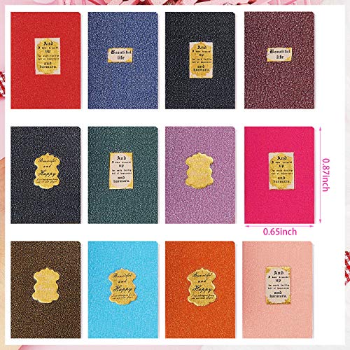 image for Skylety 24 Pieces 1:12 Scale Miniatures Dollhouse Books Assorted Minia