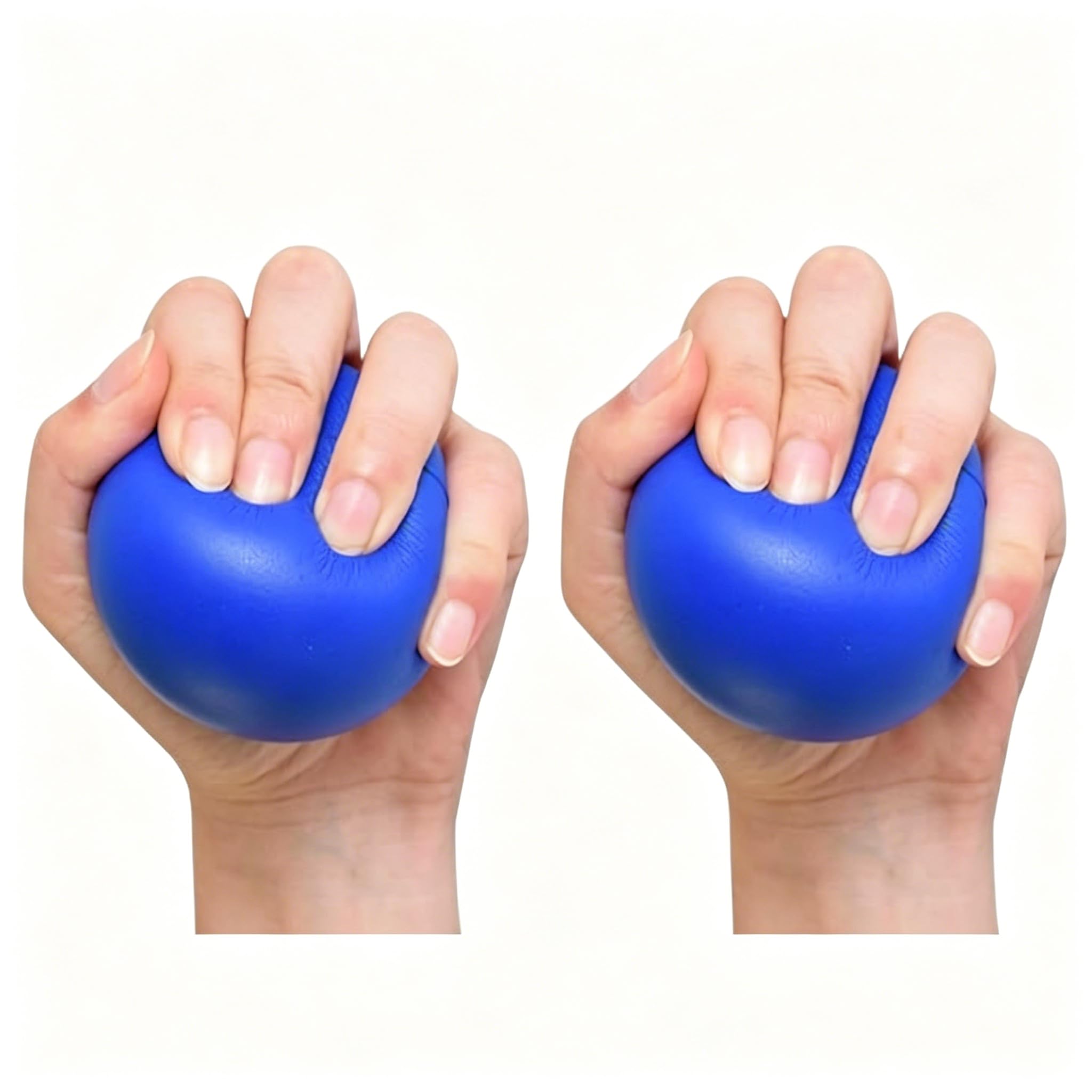 2Pcs Elastic Finger Strengthening Grip Ball, Wrist Exercise Ball Finger Strengthening Grip Ball Squeeze Training Tool, Finger Exerciser Ball