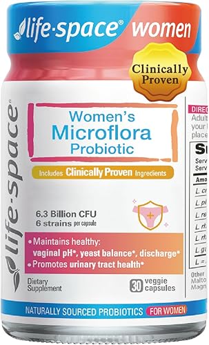 Miniatura 6 de Life-Space Shape B420 Probióticos para dar forma mejor + probióticos para mujeres, apoyan la microflora vaginal saludable y la comodidad