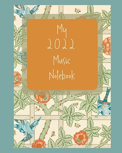 2022 Music Notebook Manuscript Book