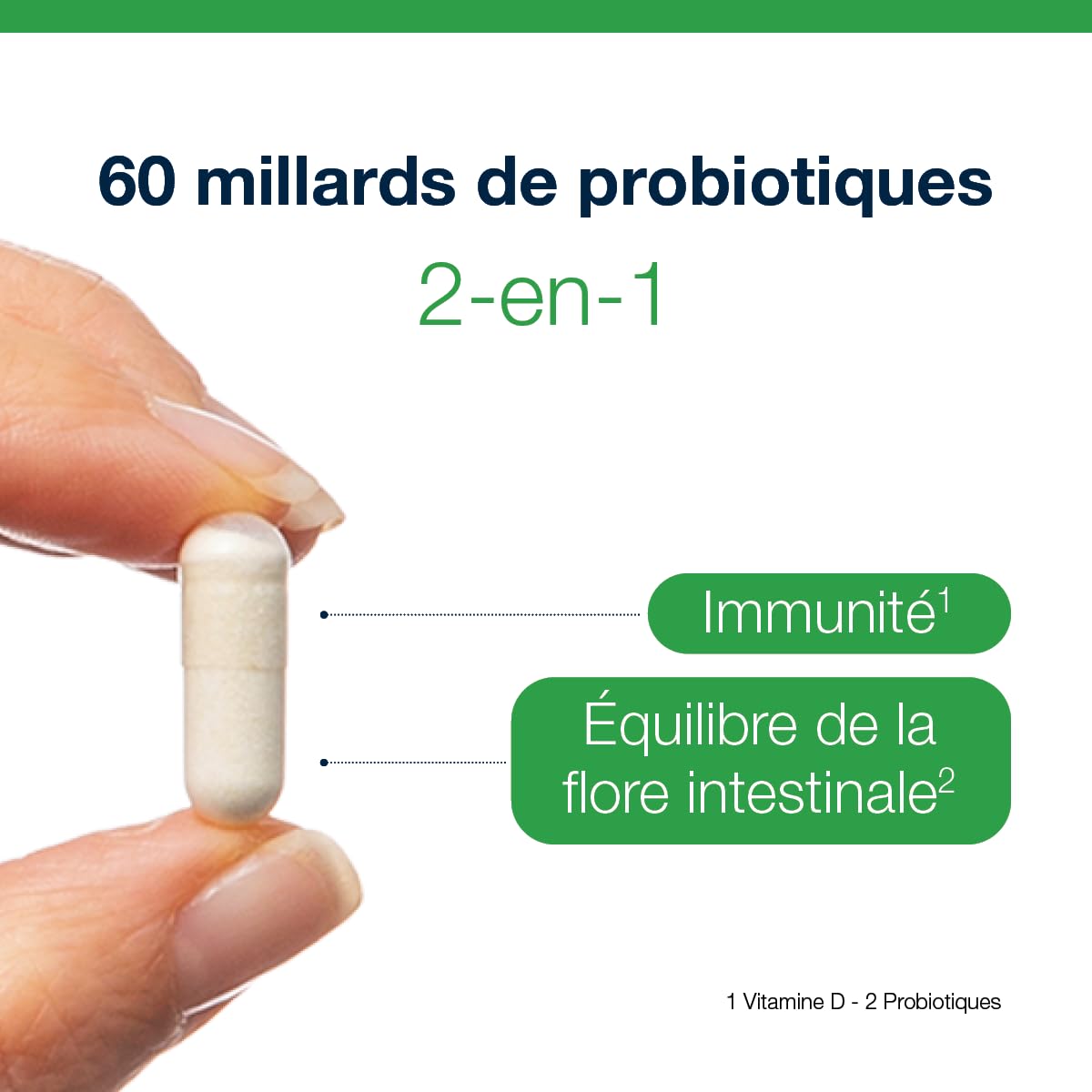 Metagenics UltraFlora Intestin Sensible, Ferments Lactiques, 30 Gélules | 60 milliards de ferments lactiques avec vitamine D. La vitamine D contribue au fonctionnement normal du système immunitaire.