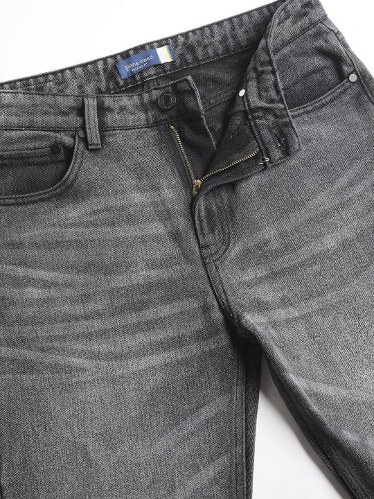 Image of BENE KLEED Men Solid Shaded Relaxed FIT 100% Cotton Jeans