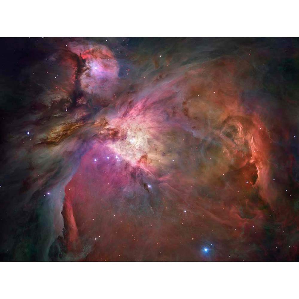 Wee Blue Coo Hubble Space Telescope View Of The Orion Nebula Art Print Poster Wall Decor 12X16 Inch