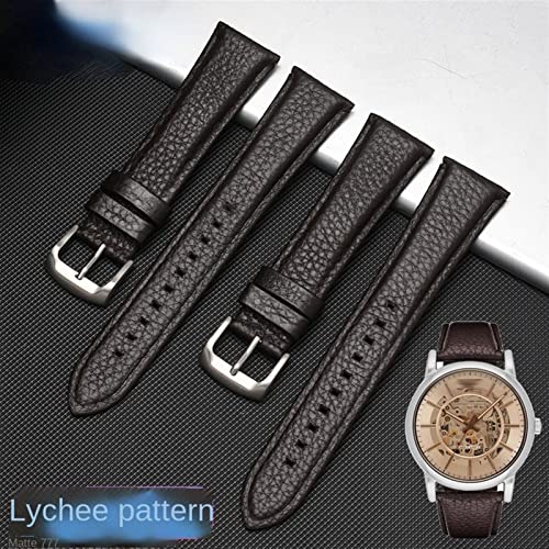 Bracelet montre SCRUBY en cuir de vache pour Armani AR1982 AR60003 - 4