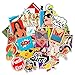 Spoof Lot de 52 stickers graffiti hip-hop pour valise, valise, valise, valise, planche de décoration