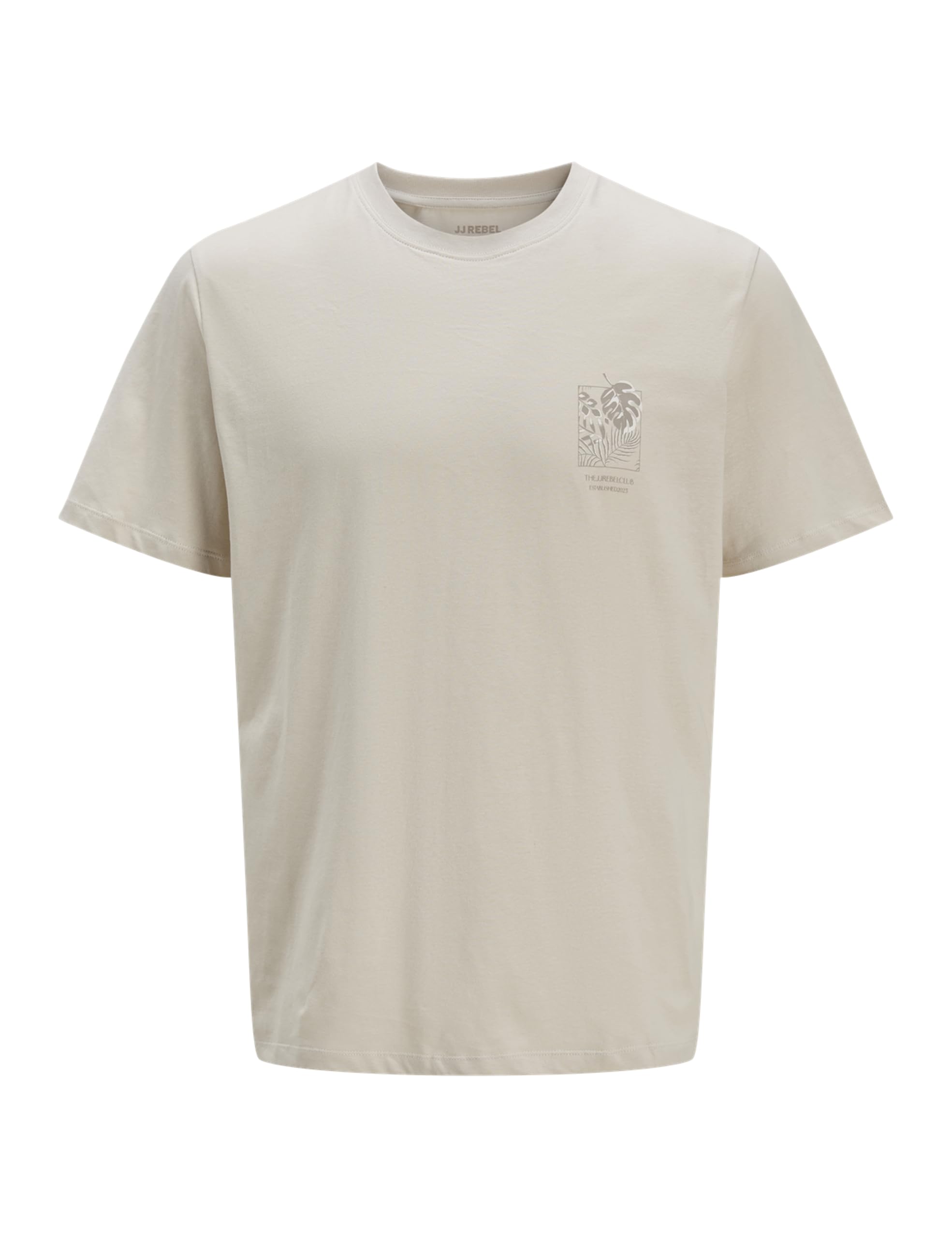 JJ REBEL Jrebbloom Tee SS Crew Neck, Moonbeam, XL