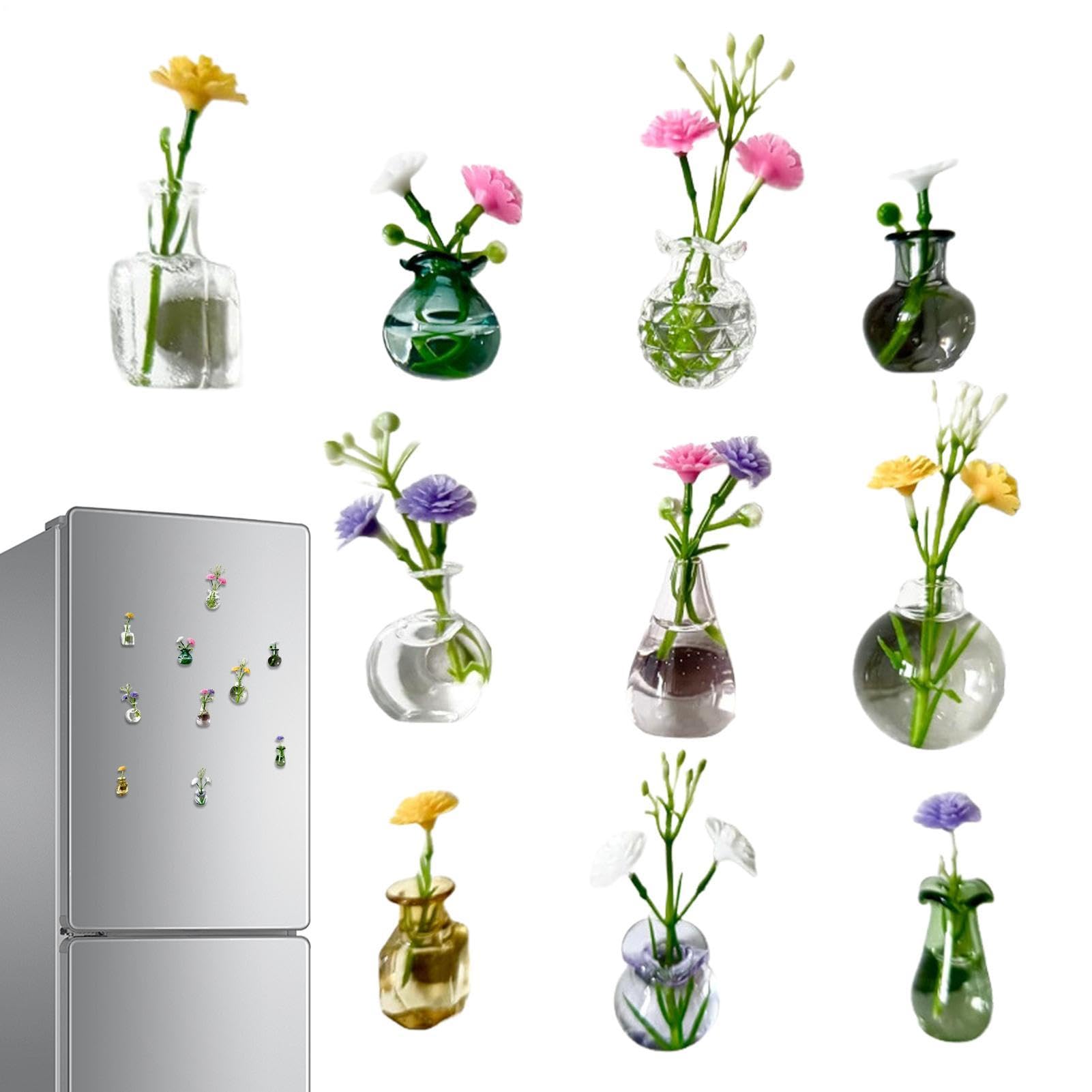 Mini macetas magnéticas para cocina y aulas escolares que dan vida a pizarras y armarios