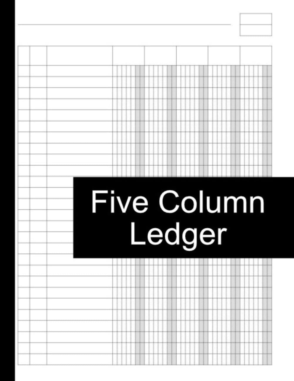5-Column Ledger - Advanced Precision for Detailed Accounting Accountant's Essential Classic: Optimized for Comprehensive Financial Management and Analysis