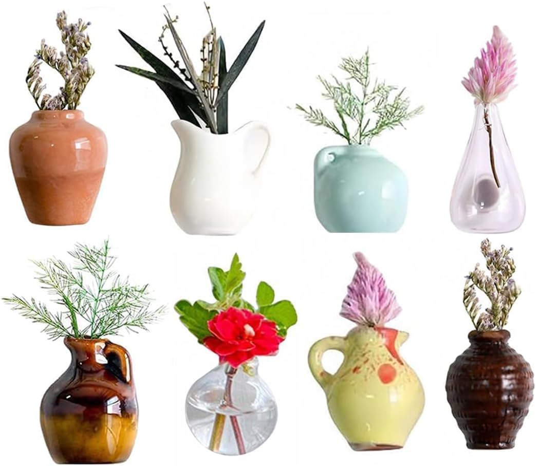 Mini Vase Magnets for Fridge, Mini Ceramic Vase Magnets for Refrigerator, Plant Vases Refrigerator Magnets Cute, Tiny Magnetic Vases Decorative, Small Fridge Accessories Kitchen (8PCS) Mini Vase Magnets for Fridge, Mini Ceramic Vase Magnets for Refrigerator, Plant Vases Refrigerator Magnets Cute, Tiny Magnetic Vases Decorative, Small Fridge Accessories Kitchen (8PCS)