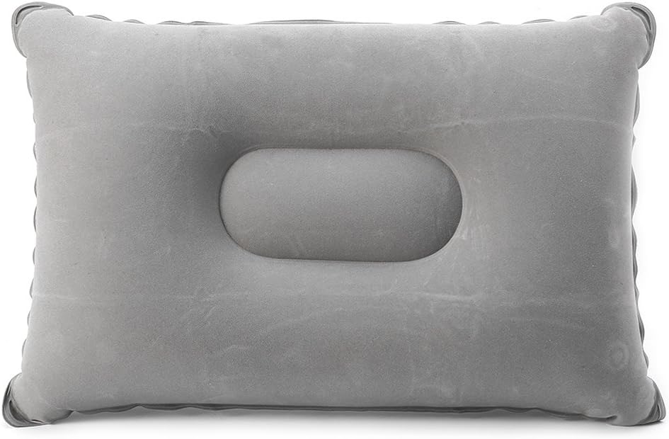 Ultralight Inflatable Pillow Fabric Air Pillow for Hiking Camping Traveling Napping Desk Rest Neck Support Pillowcase