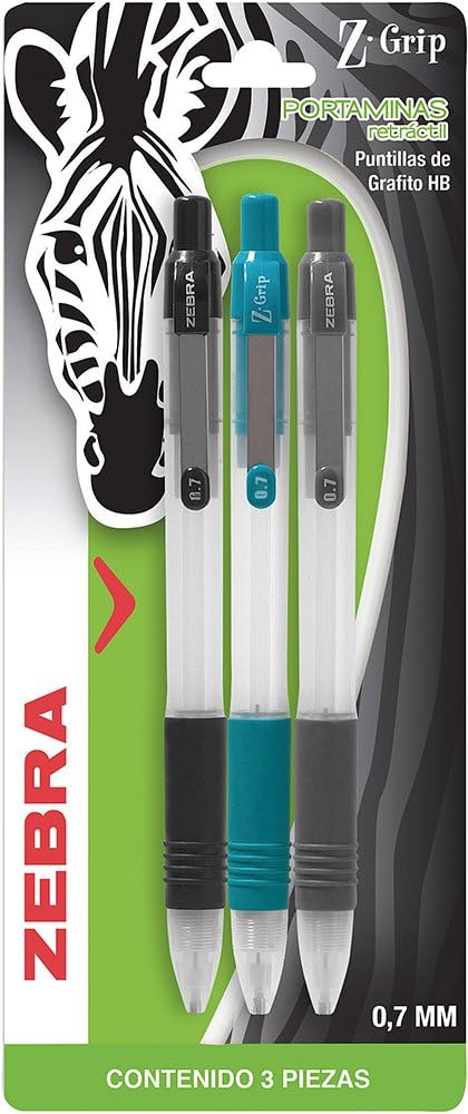 Portaminas ZEBRA Z Grip punto mediano 0.