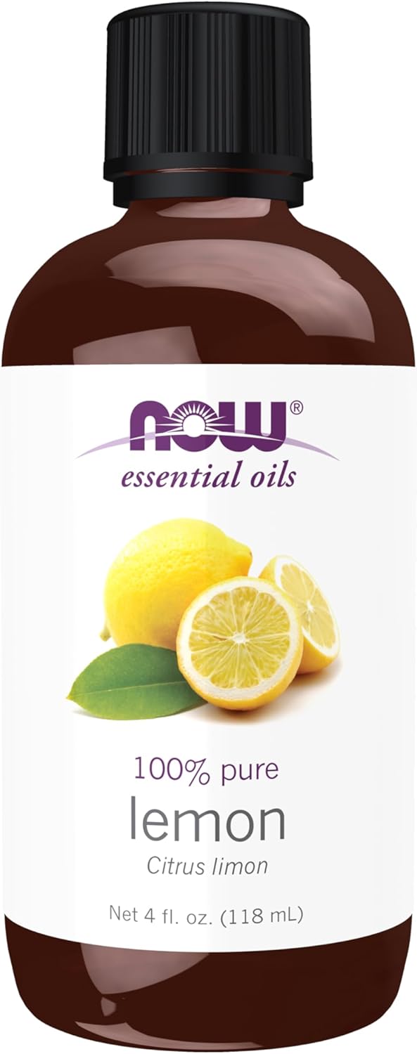 Aceite esencial de limón NOW, 100% puro, 118 ml