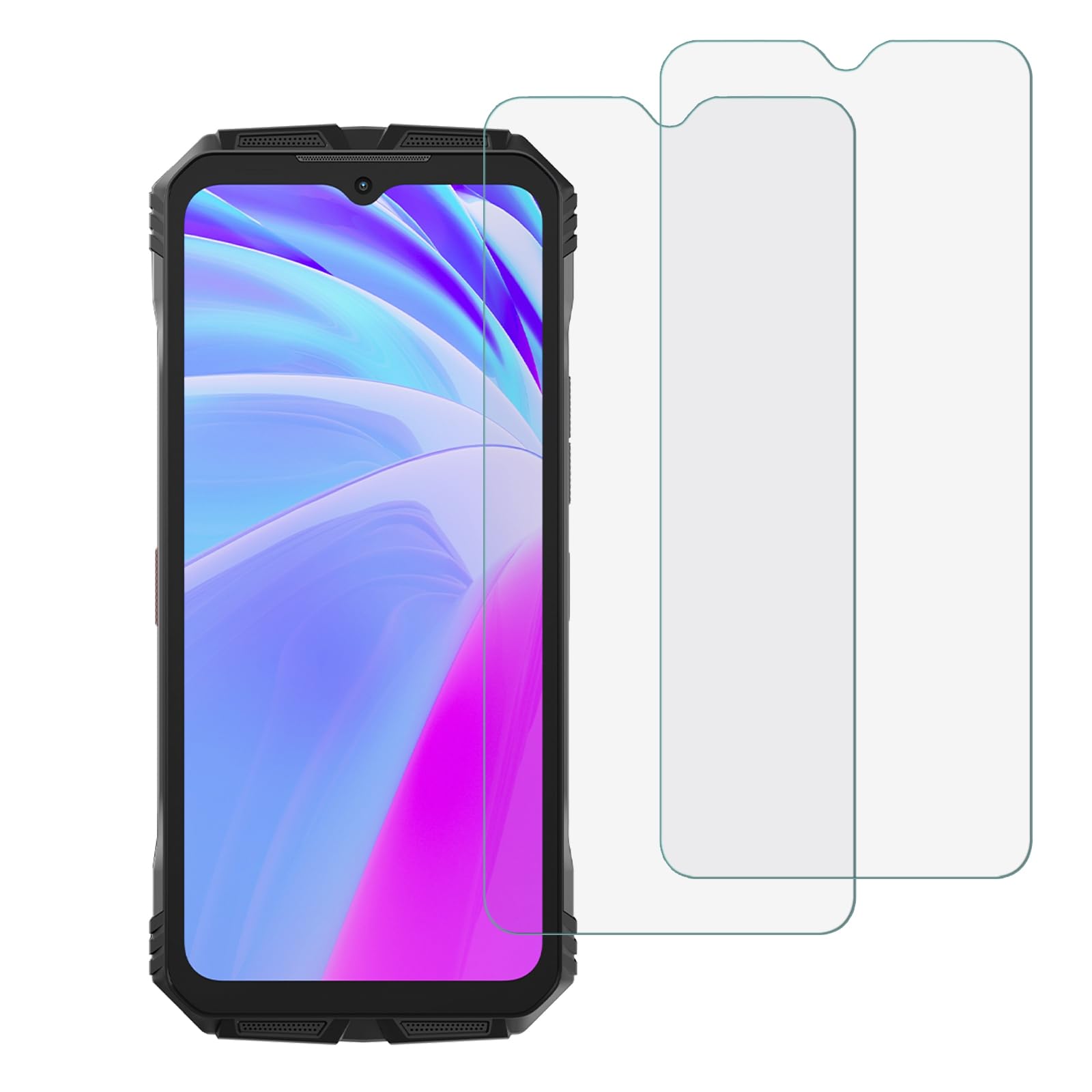 Mr.Shield Pellicola Protettiva per DOOGEE V30 / DOOGEE V30 Pro/DOOGEE V30T [Anti Glar] [3 Pezzi] Protezione Schermo Senza Bolle [PET Material