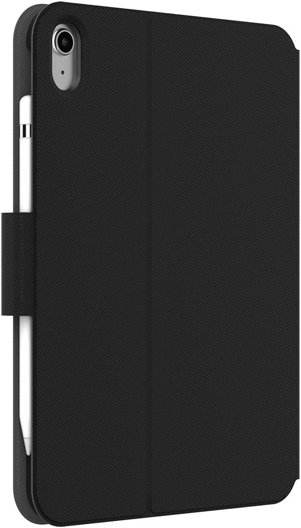 Incipio - SureView Protective Folio Case for iPad 10th Gen, Lightweight Slim Cover with Adjustable Stand, Scratch Protection (Black)