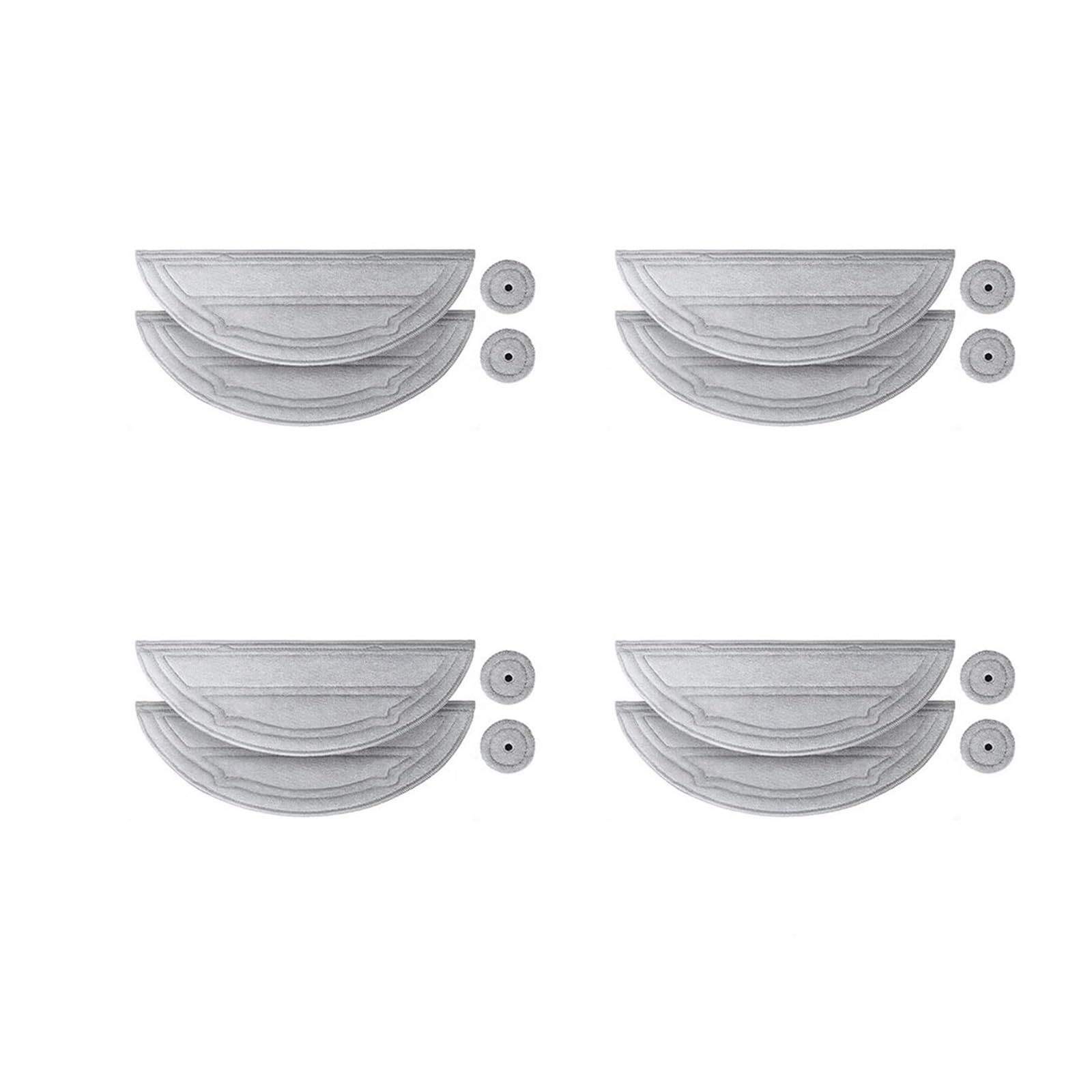 TECGNVASFCB Washable Mop Cloth，Compatible For Roborock Saros 10 S9 MaxV Ultra G30，Robot Vacuum Cleaner Spare Parts