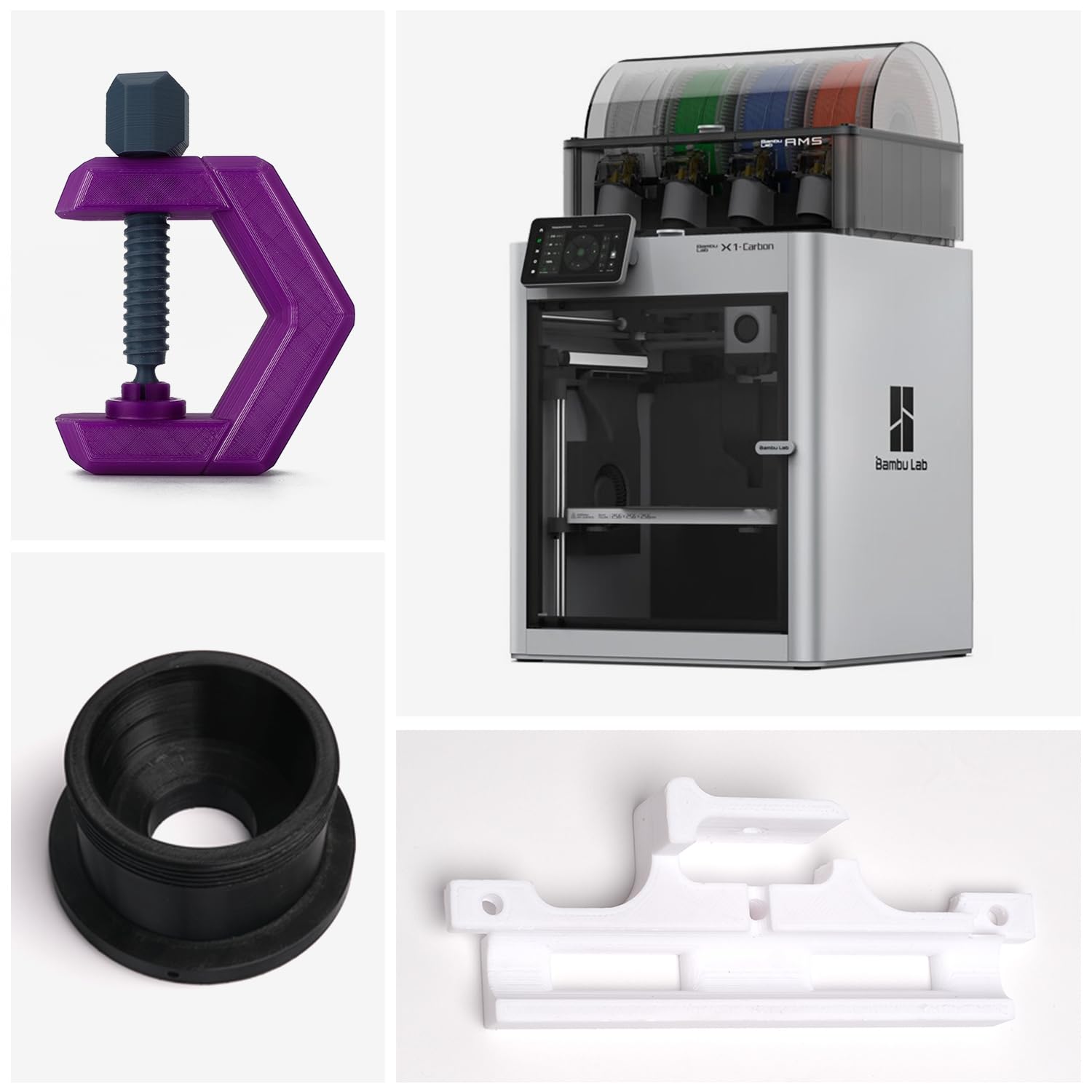 eSUN Filamento PETG 1,75 mm, filamento per stampanti 3D PETG, precisione di misurazione +/- 0,03 mm, 1KG per Bobina, 2 Bobine di filamento di Stampa 3D per stampanti 3D, Nero Solido+Bianco Solido