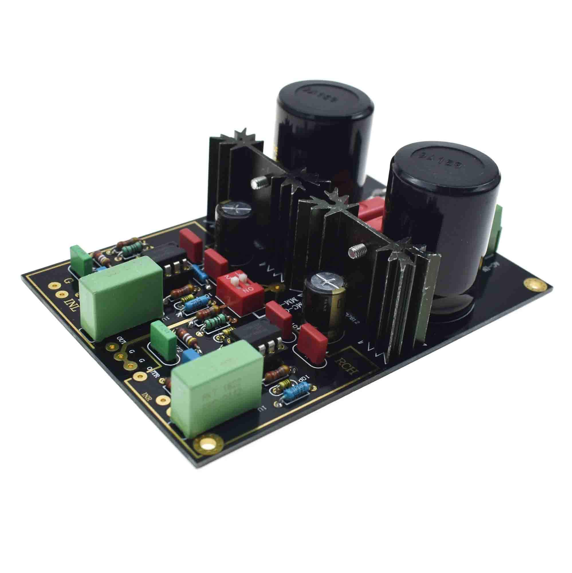 Reland Sun Hi-Fi Germany Dual Phono Plattenspieler Vorverstärker Moving Magnet MM/MCLP Vinyl Vorverstärker Board LME49720NA NE5532 DIY Kit (LME49720NA)