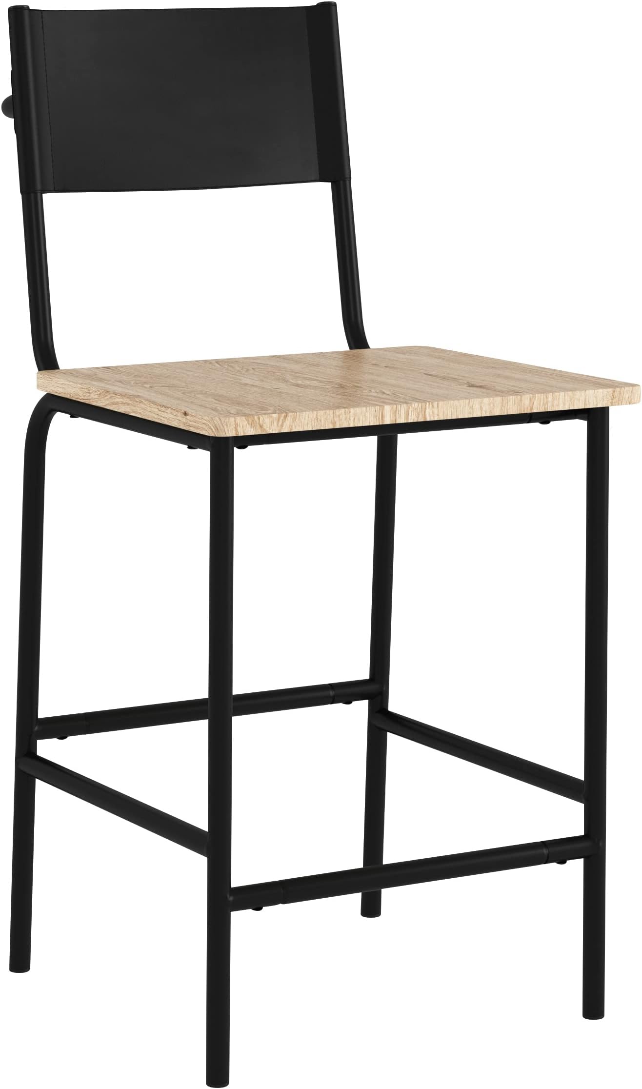 Sauder Boulevard Cafe Counter Stool, Black Finish